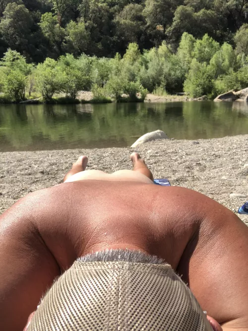 Getting some sun on the buns
