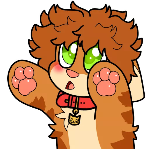 gib <sticker for denni, art by me @spookyfoxinc on twitter>