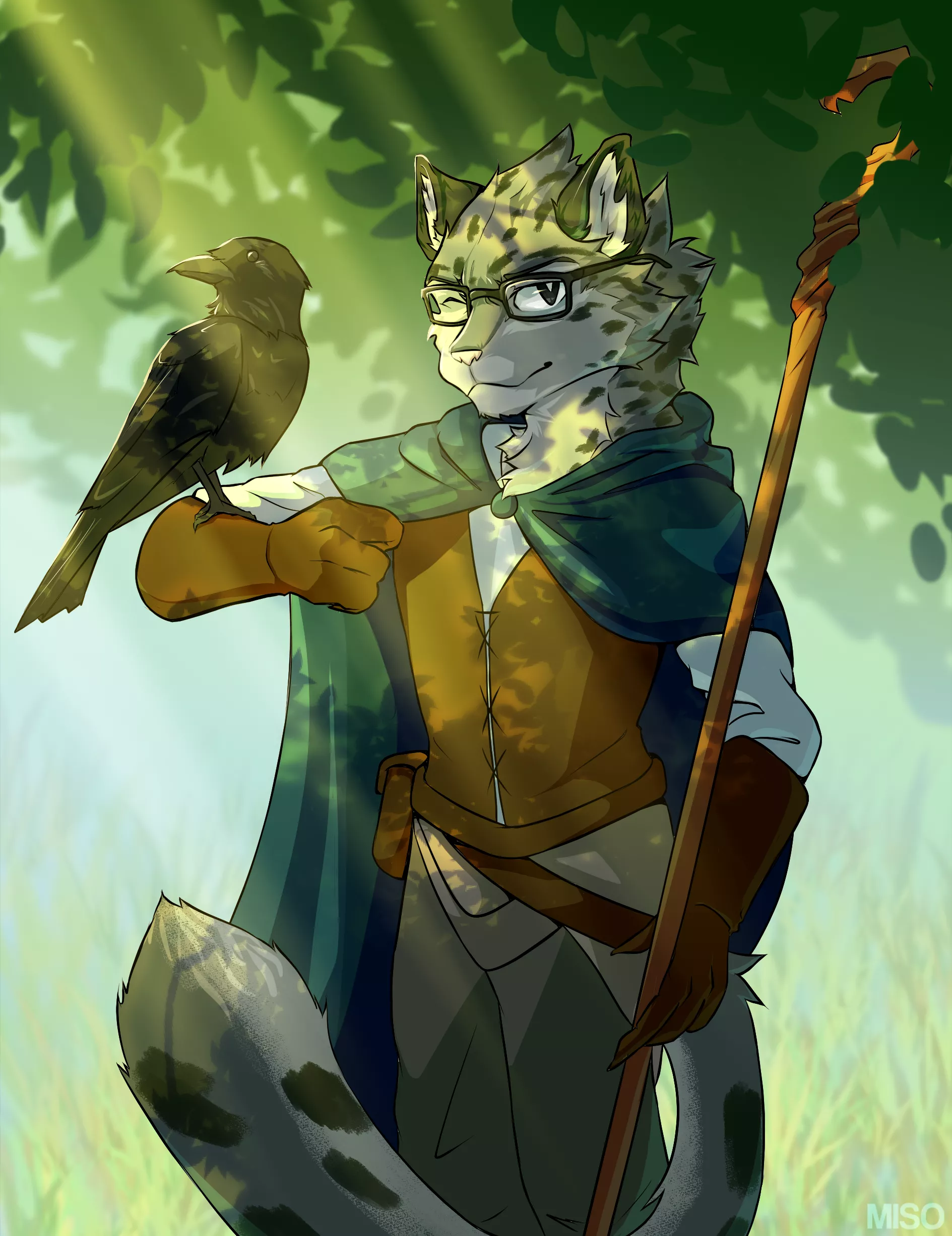 Gift art I made for a friend! (art by me @karasumisso)