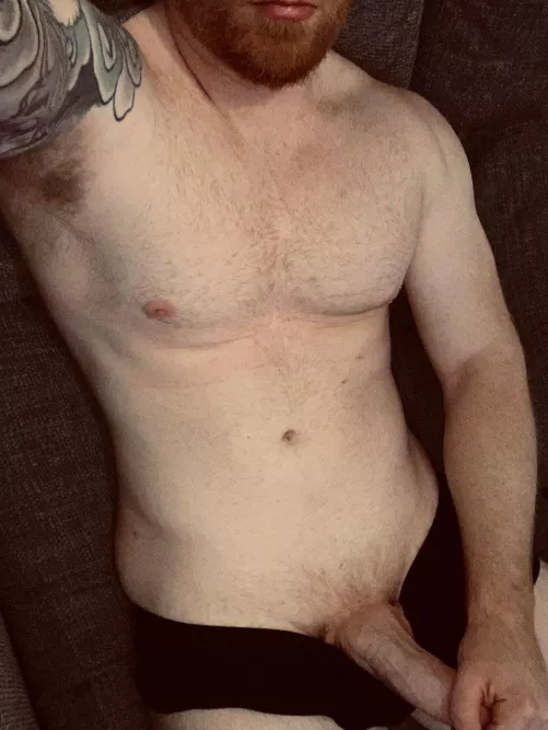 Ginger beard and ginger bonerβ¦.oh and a few tattoos! Hope everyone likes