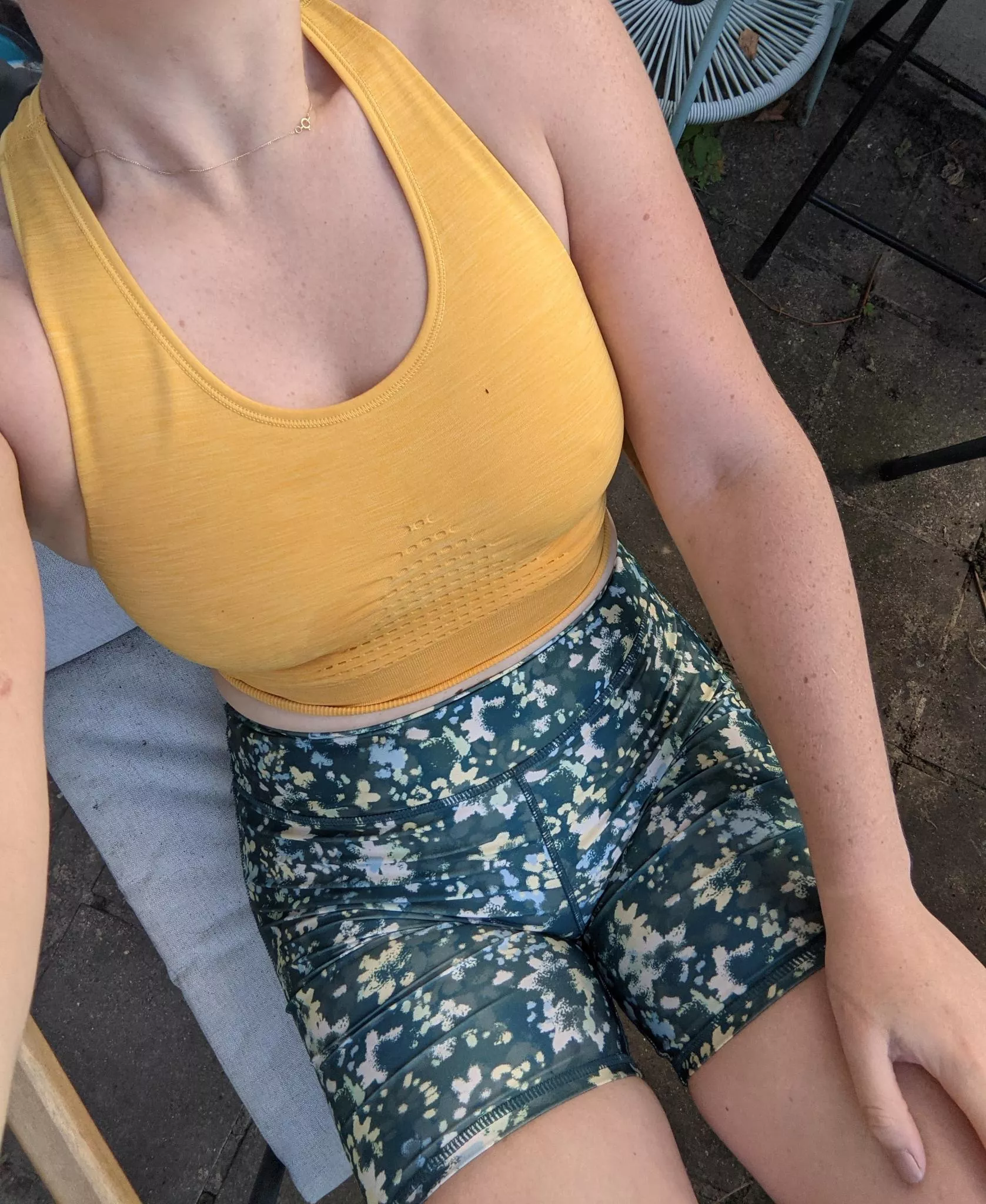 Give my pussy a real workout and in a few months I'll be too swollen for my gym clothes