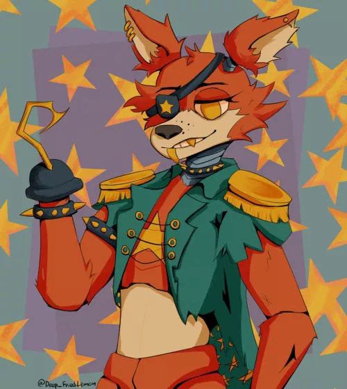 Glamrock Foxy! [art by me]