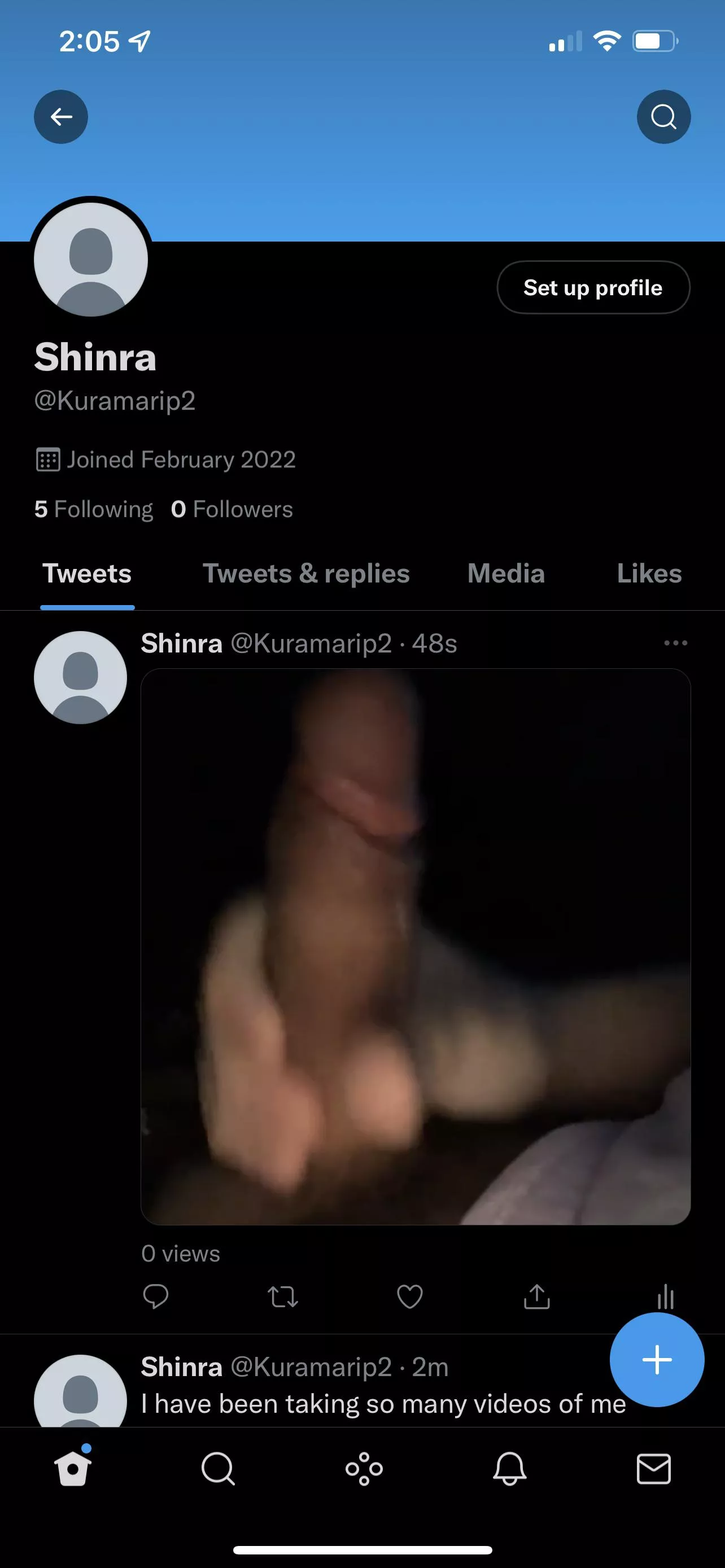 Go follow my twitter I just check it out if you would like to see some huge loads 😉