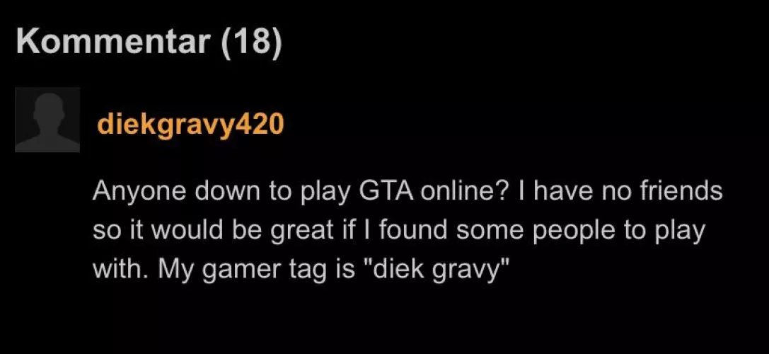 Go start your console and help this man!