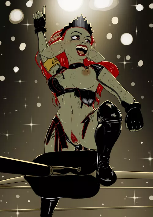 Gobtober day 11, Professional Wrestler