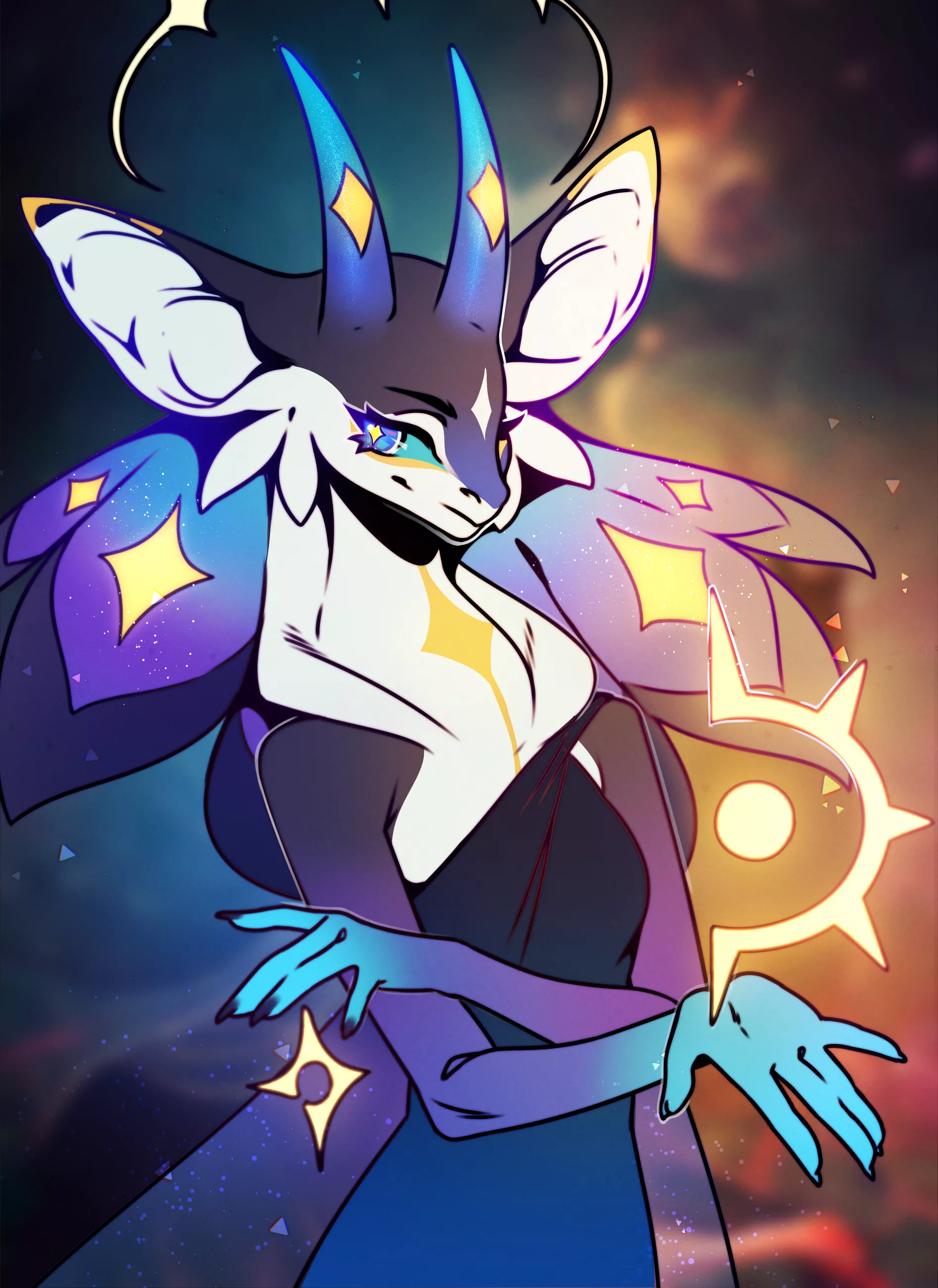 Goddess of the Longest Night (art by me)