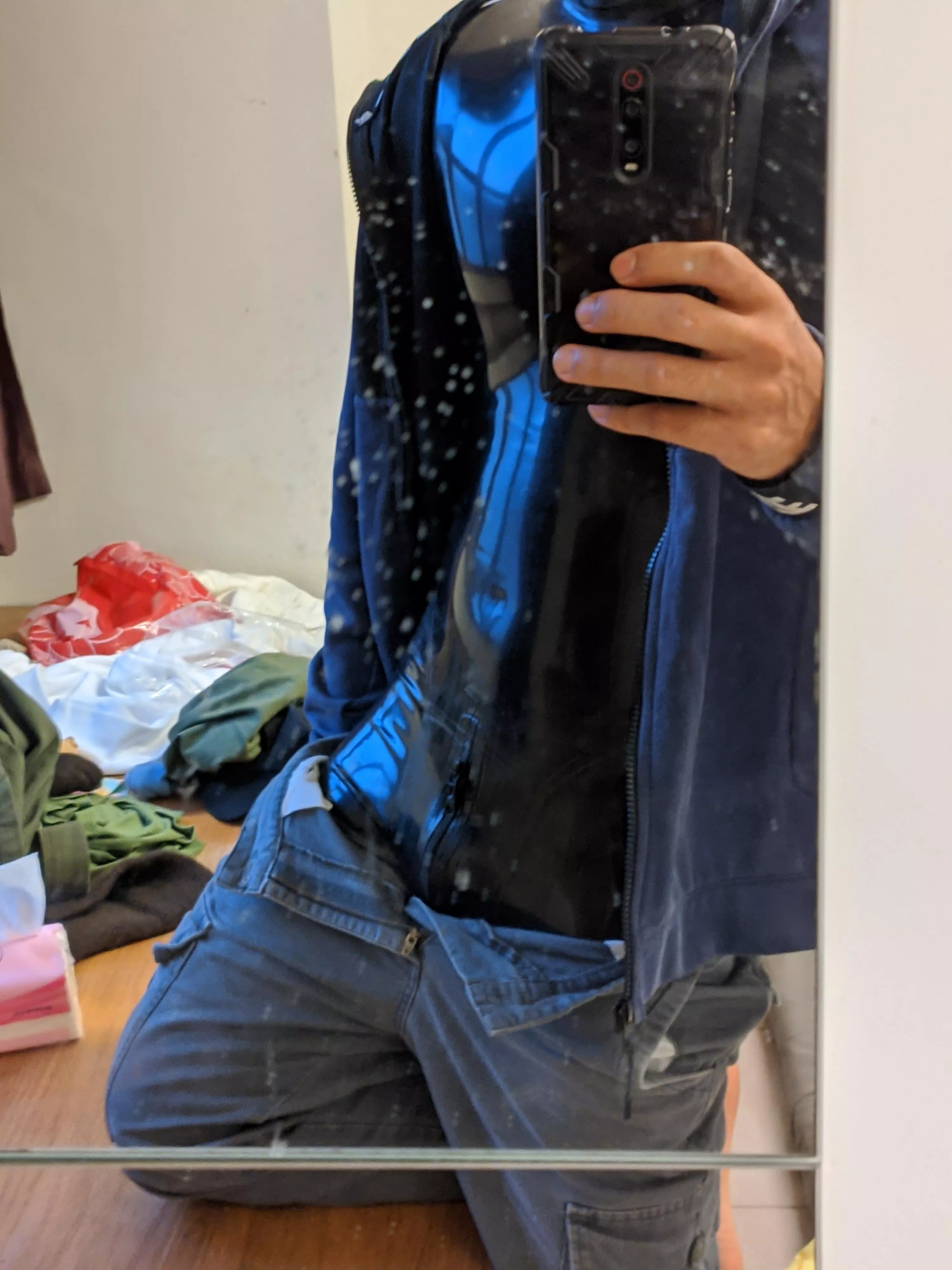 Going to the movies in full catsuit to see Spider man!