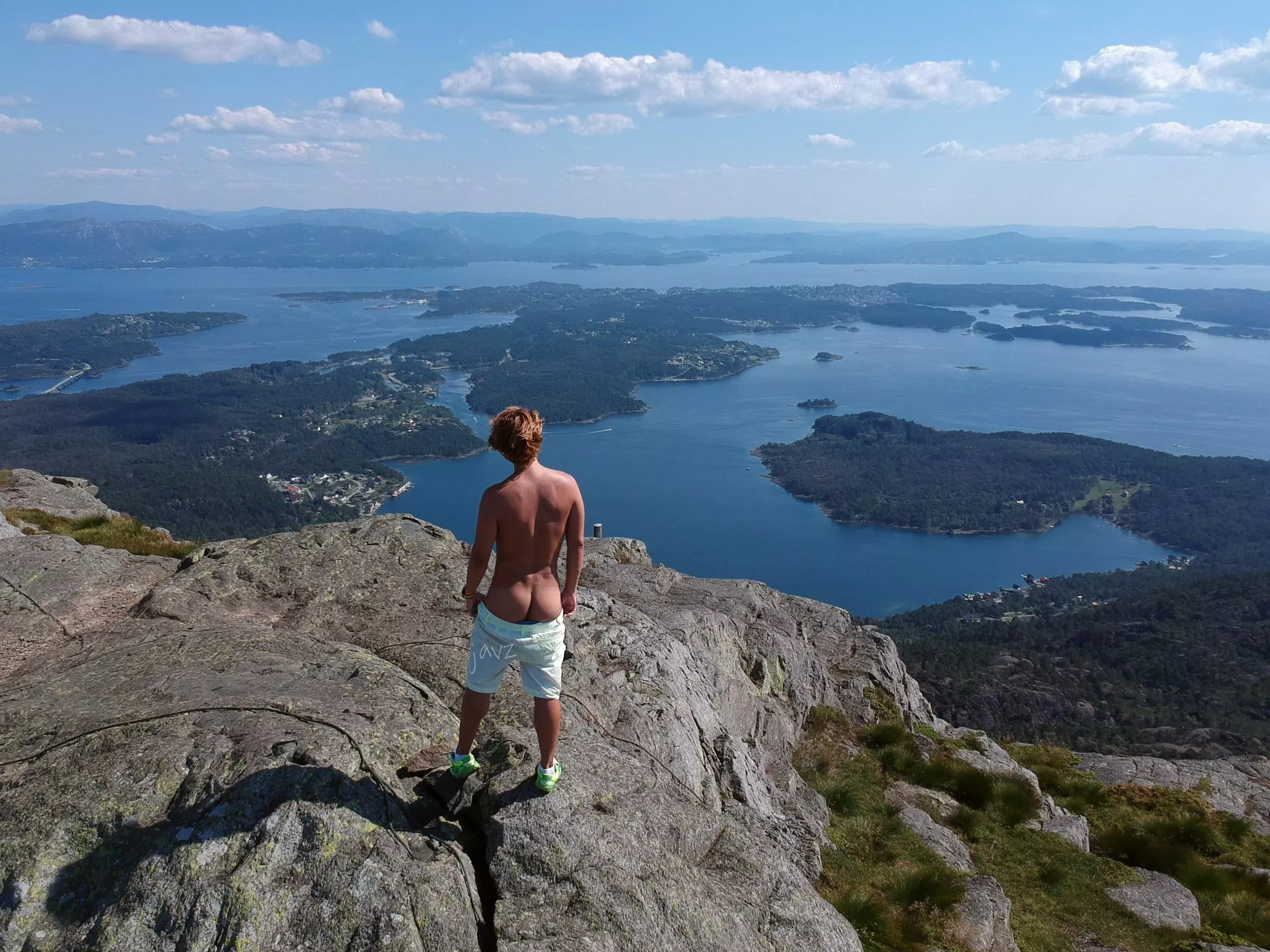 Going to the top of a mountain just to get naked? YES!