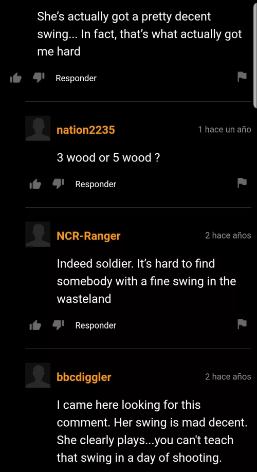 Golf > personality > face > body