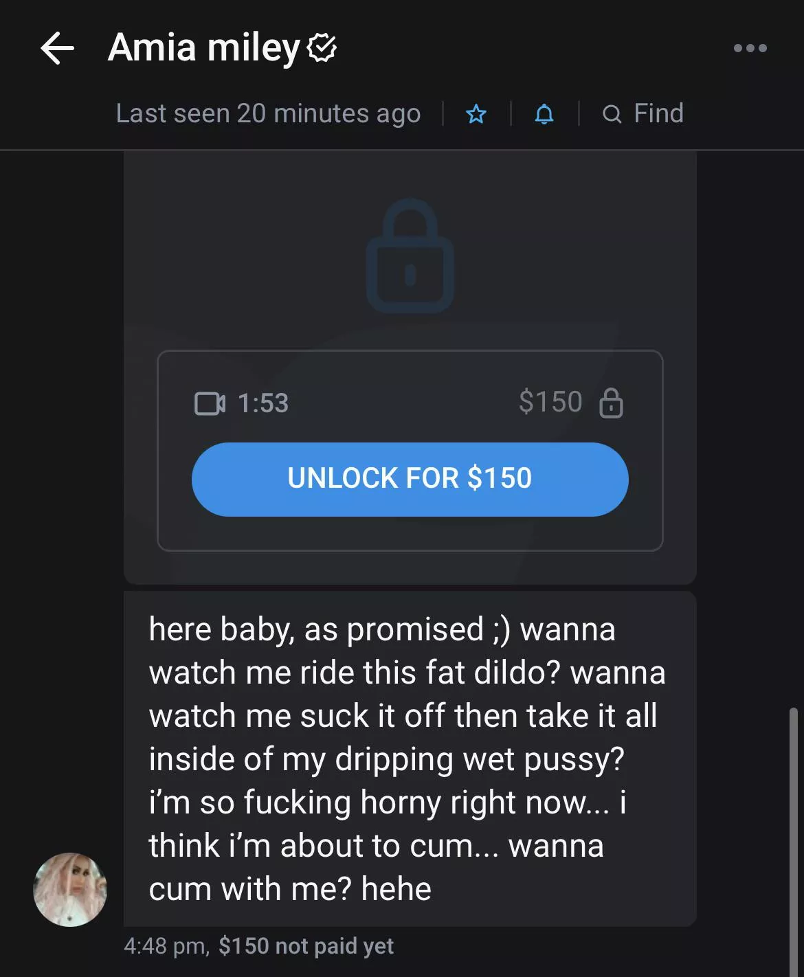 Good luck with that! She’s out of her mind.