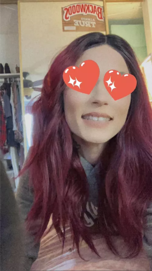 Good morning all! No pigtails today 🥺 BUT I gots a big smile 😁✨