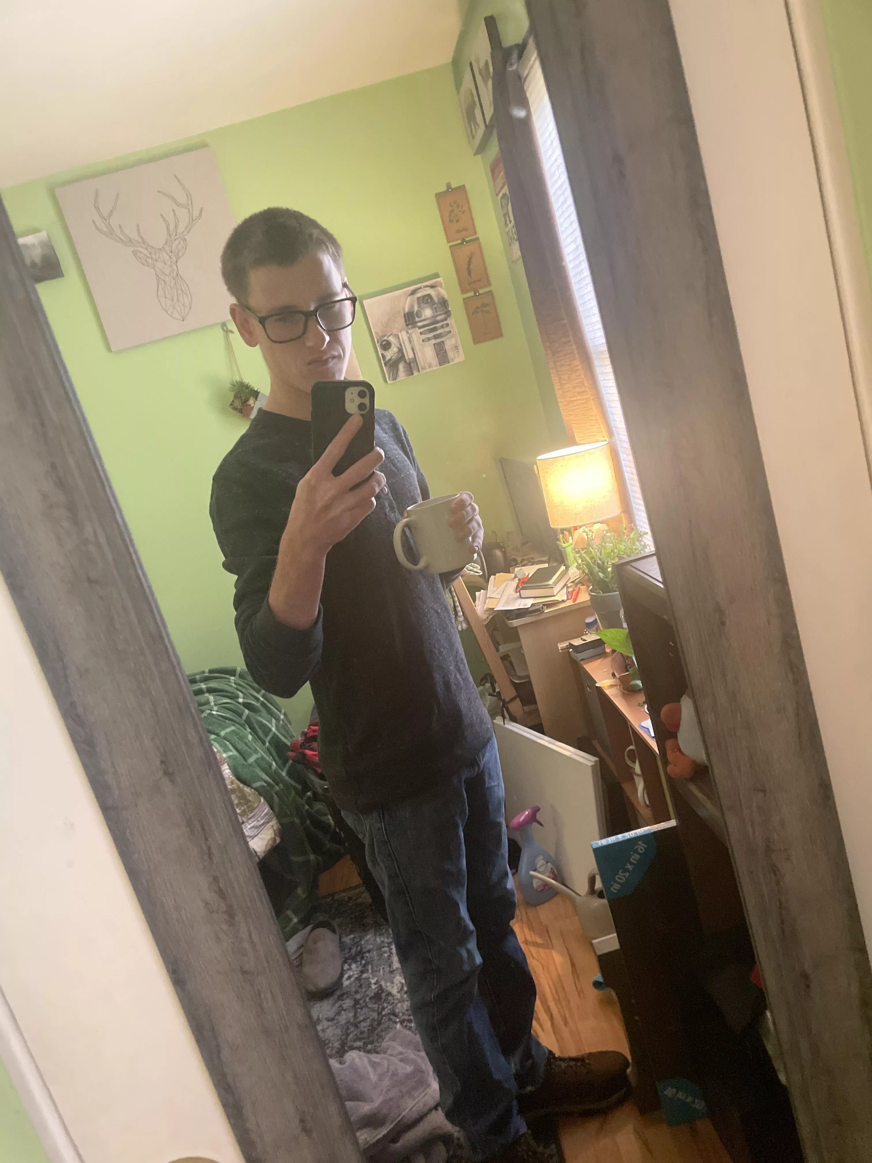 Good morning cutie, get up we have a full day ahead of us