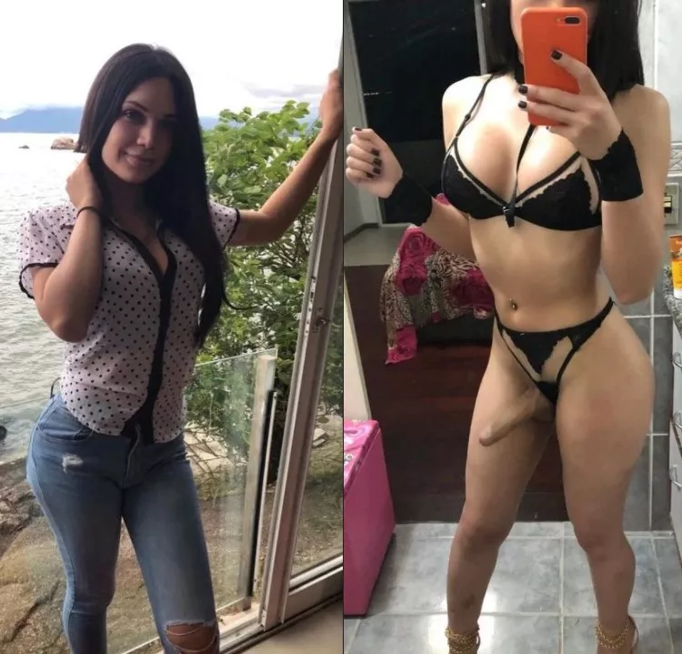 Gorgeous amateur tgirl