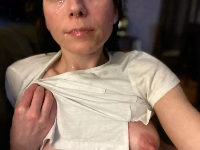 Got a facial during halftime last night (f) OC