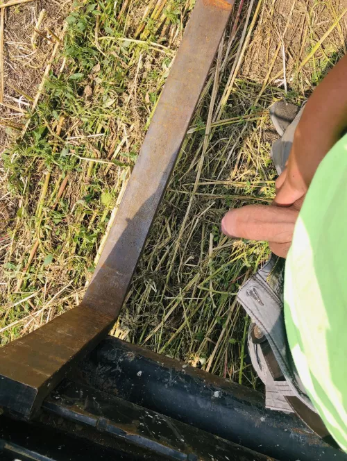 Got a little hard while using the skid steer !