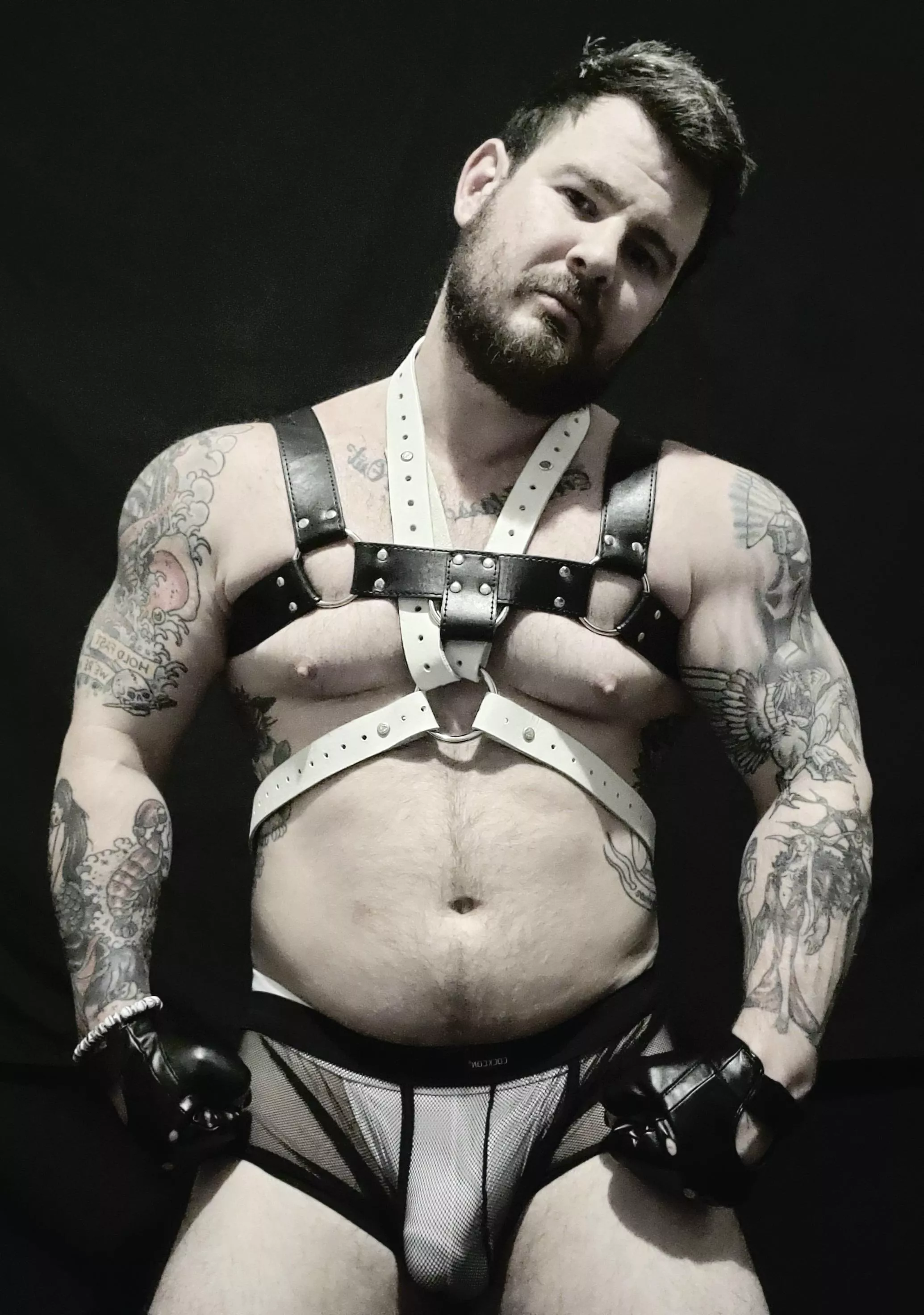 Got a new harness so I figured I'd show off a bit 😏 what do you think?