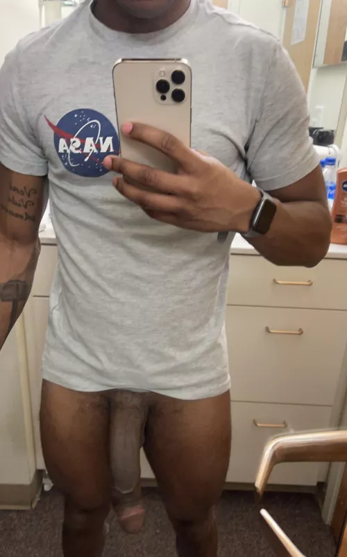 Got hired at NASA cause this dick is out of this world