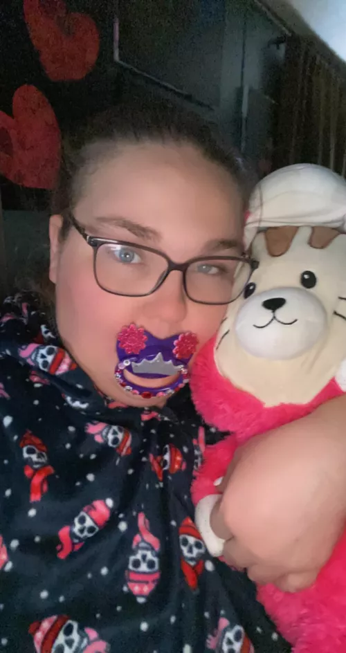 Got my new onesie! Me and Mrs. Kittycorn are ready for bed now.