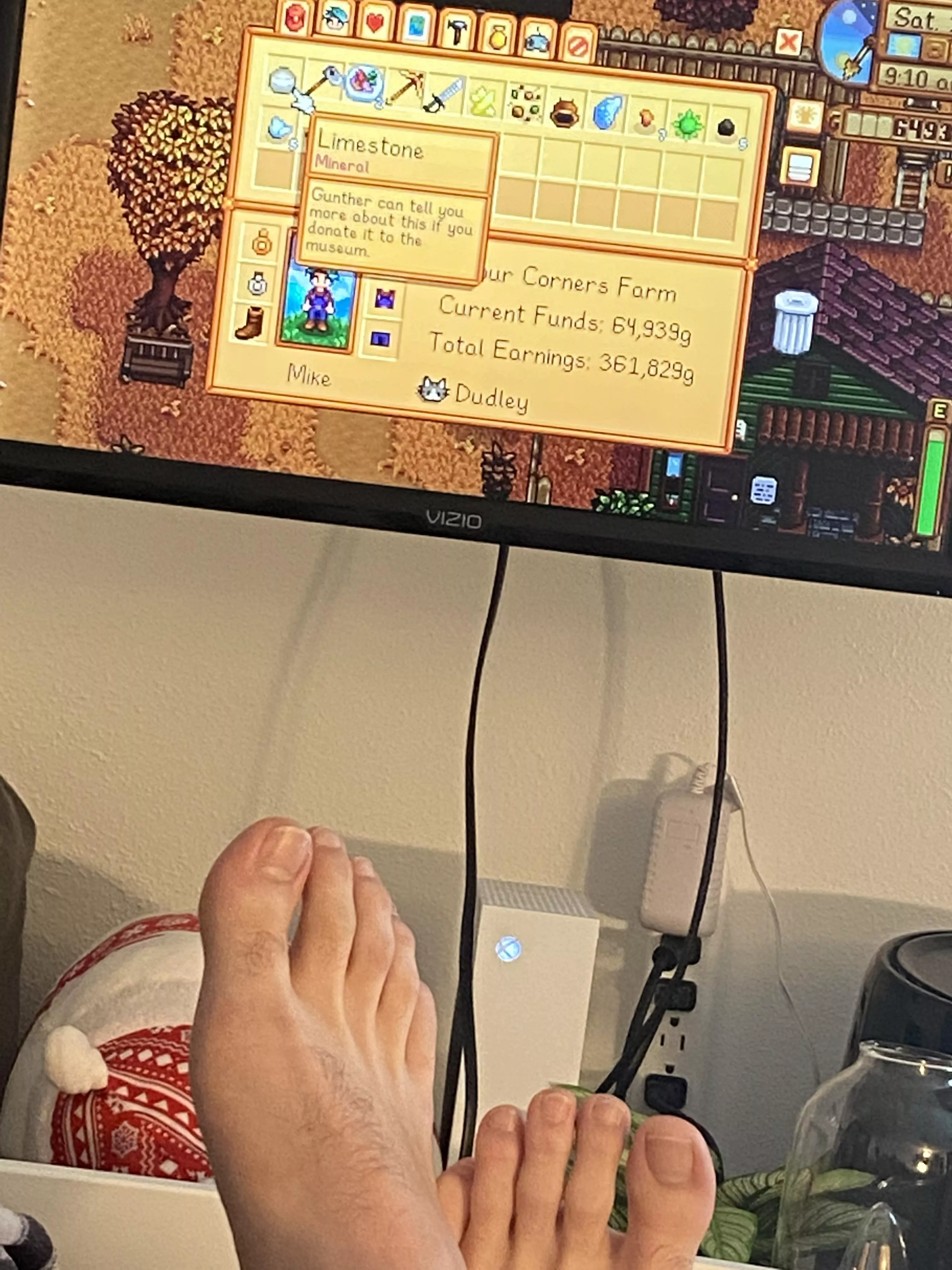 Got my toes out while playing video games π Got my toes out while playing video games π