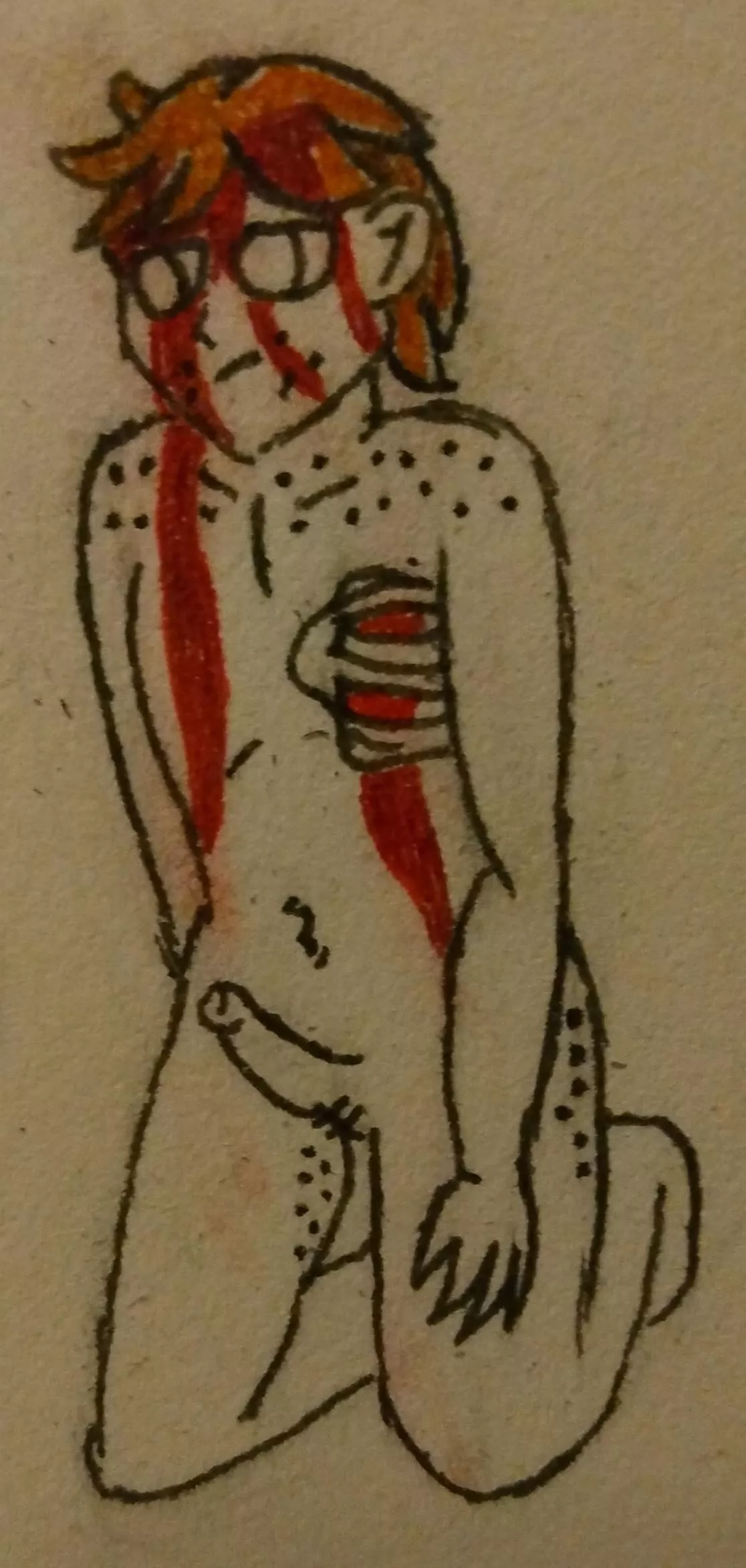 Got new pens, sadly I didn't wait long enough before erasing the pencil Got new pens, sadly I didn't wait long enough before erasing the pencil