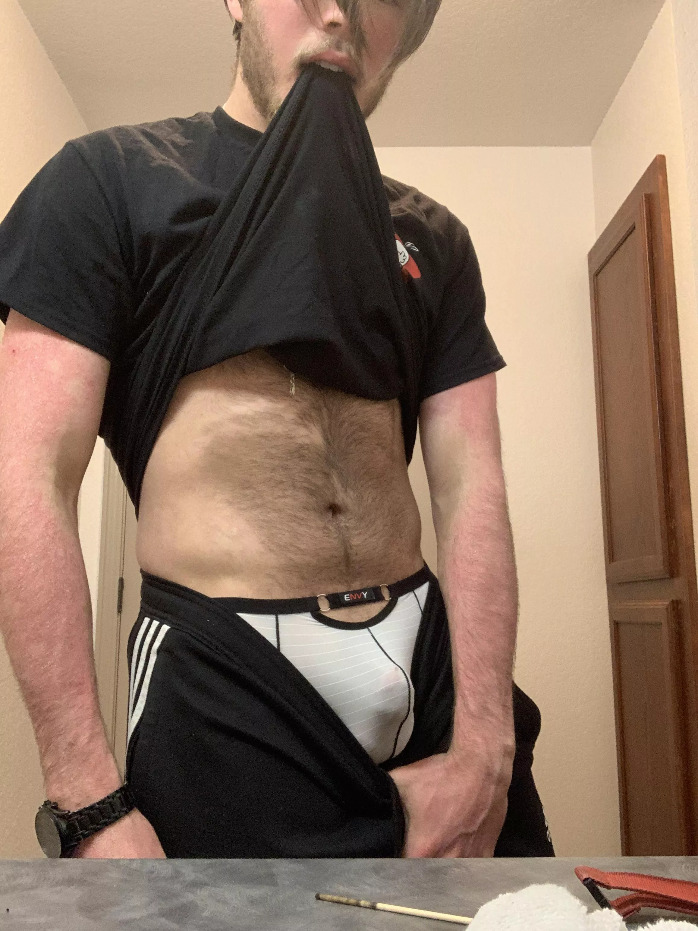 Got new underwear and I love how it looks, could help with paying for college, I’ll give you a suprise ;)