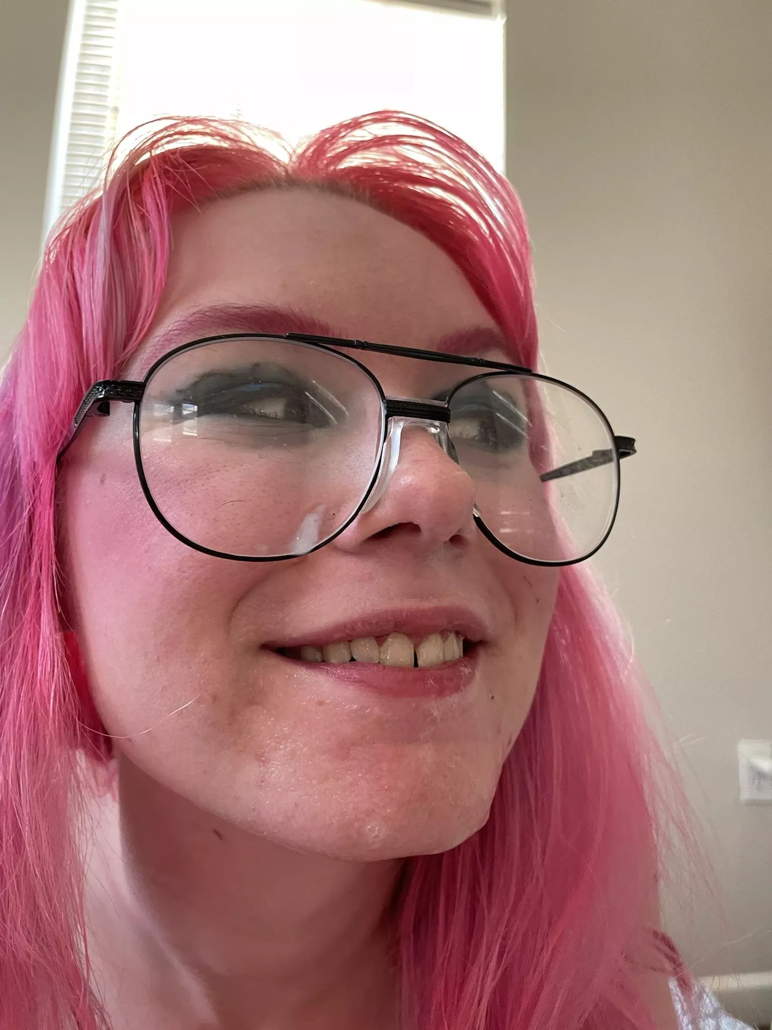 Got some cum on my glasses ;) wanna add some more? Got some cum on my glasses ;) wanna add some more?