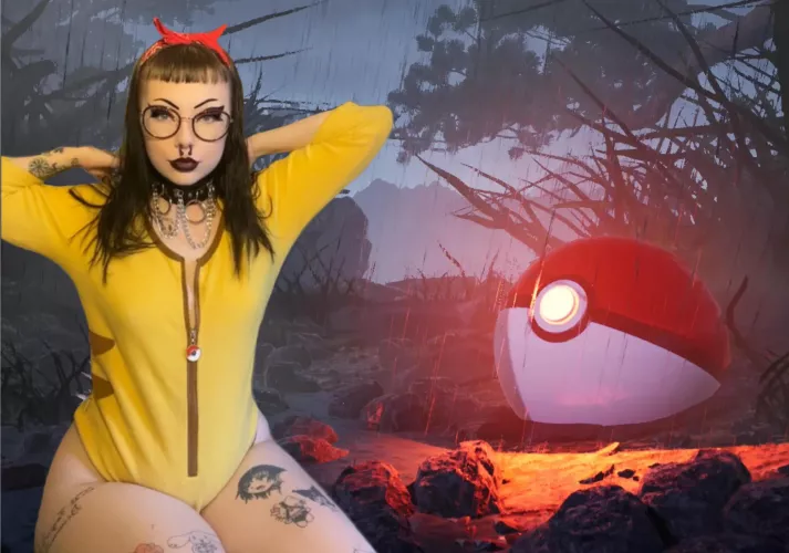 Goth pikachu