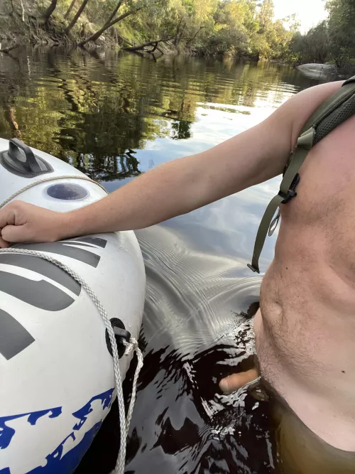 Gotta cross the gator filled rivers to find the truly wild places! (M)