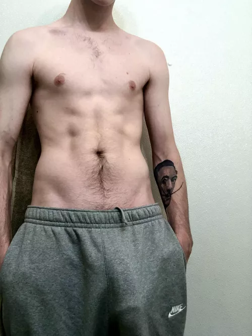 Gotta love gray sweatpants