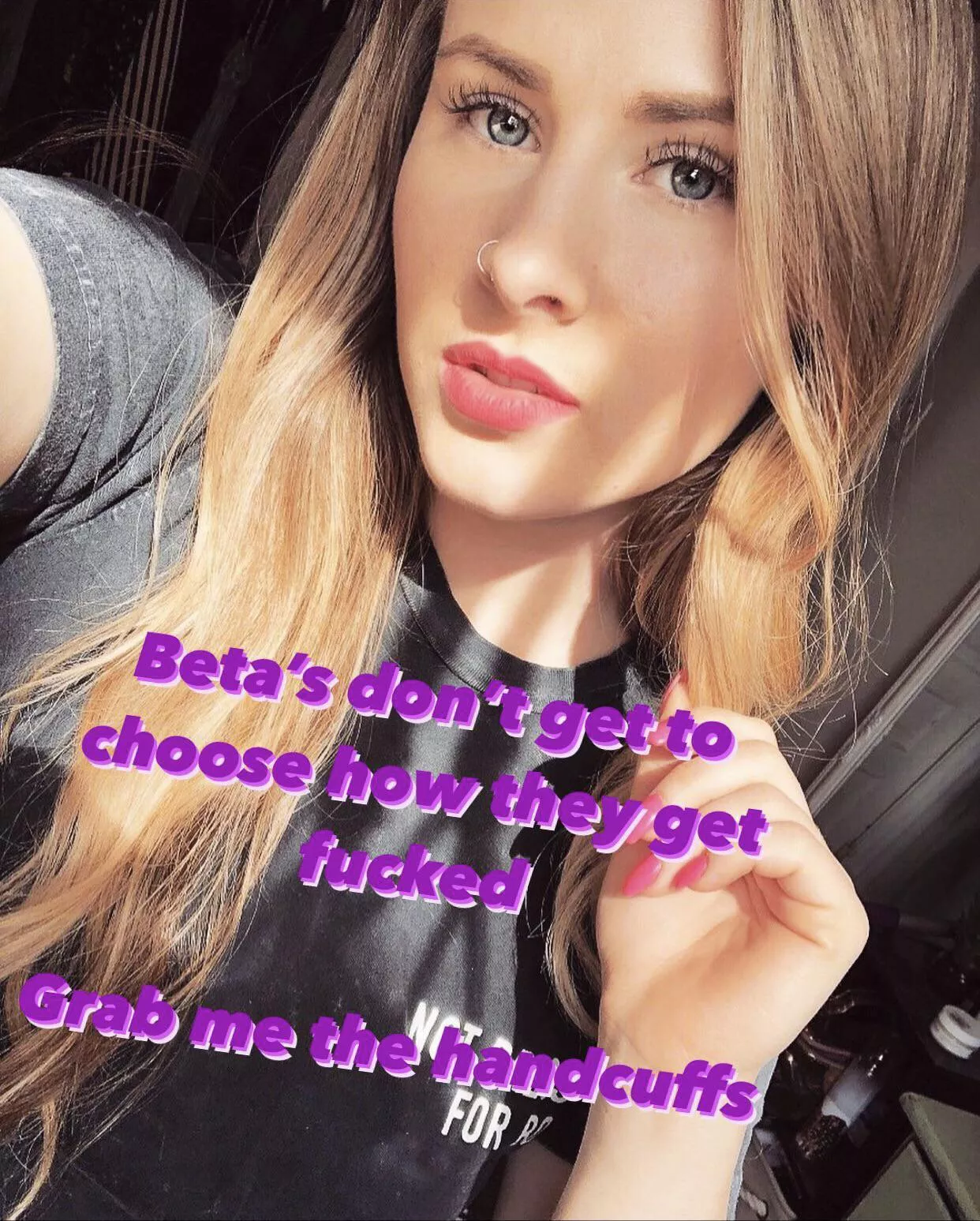 ‘Grab me the handcuffs’ 😟