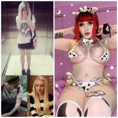 Gradually transforming into a human cow, I mean bimbo โบ๏ธ ๐ฎ๐ฅ๐ฅ