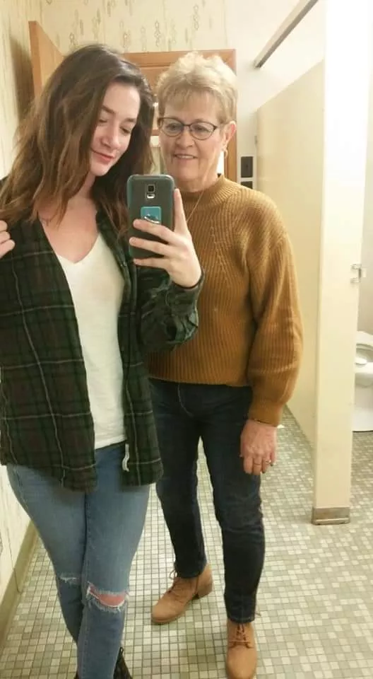 Granddaughter (21) or Grandmother (65)