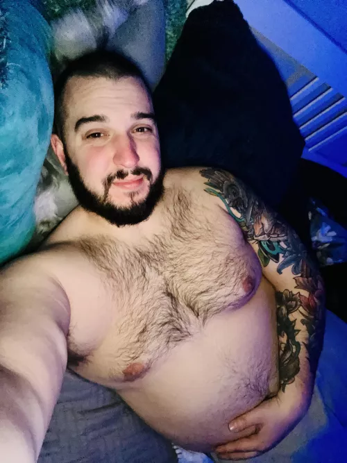 gray sweatpants chillin