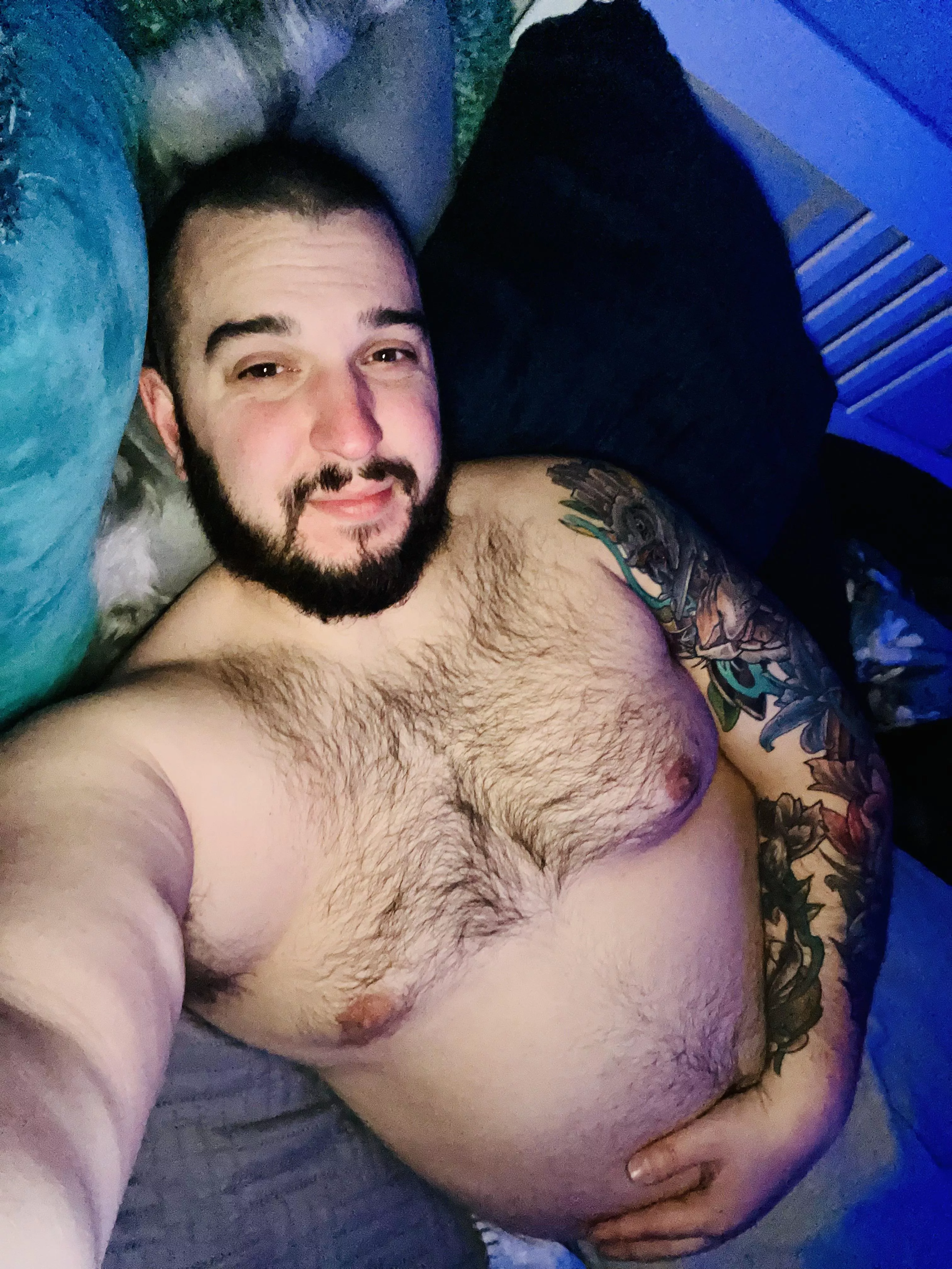 gray sweatpants chillin