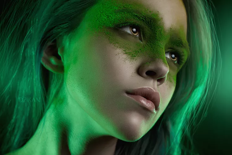 Green Lantern photoshoot by Dzikan (Erotic Superheros)