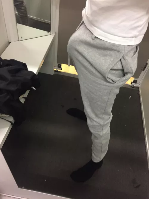 Grey sweatpants season