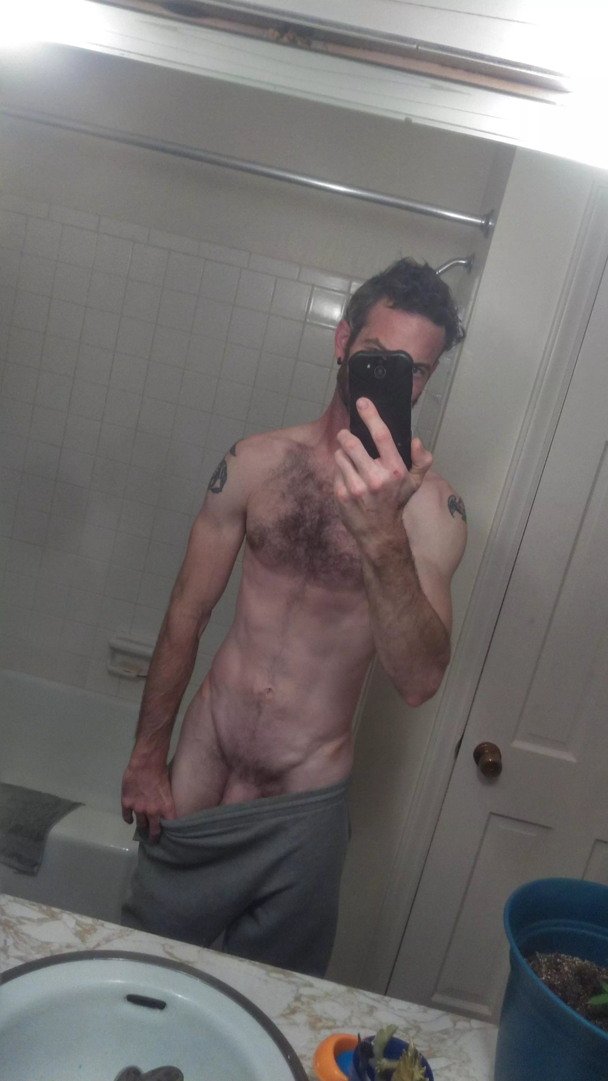 Grey sweatpants weather