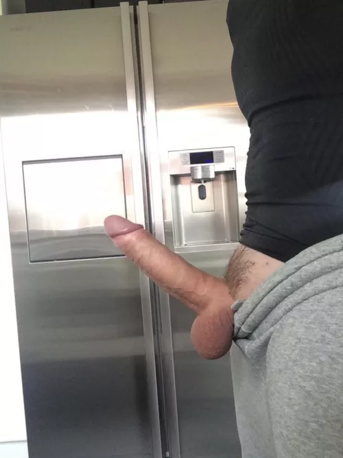 Grey sweats go well with big cocks, right?