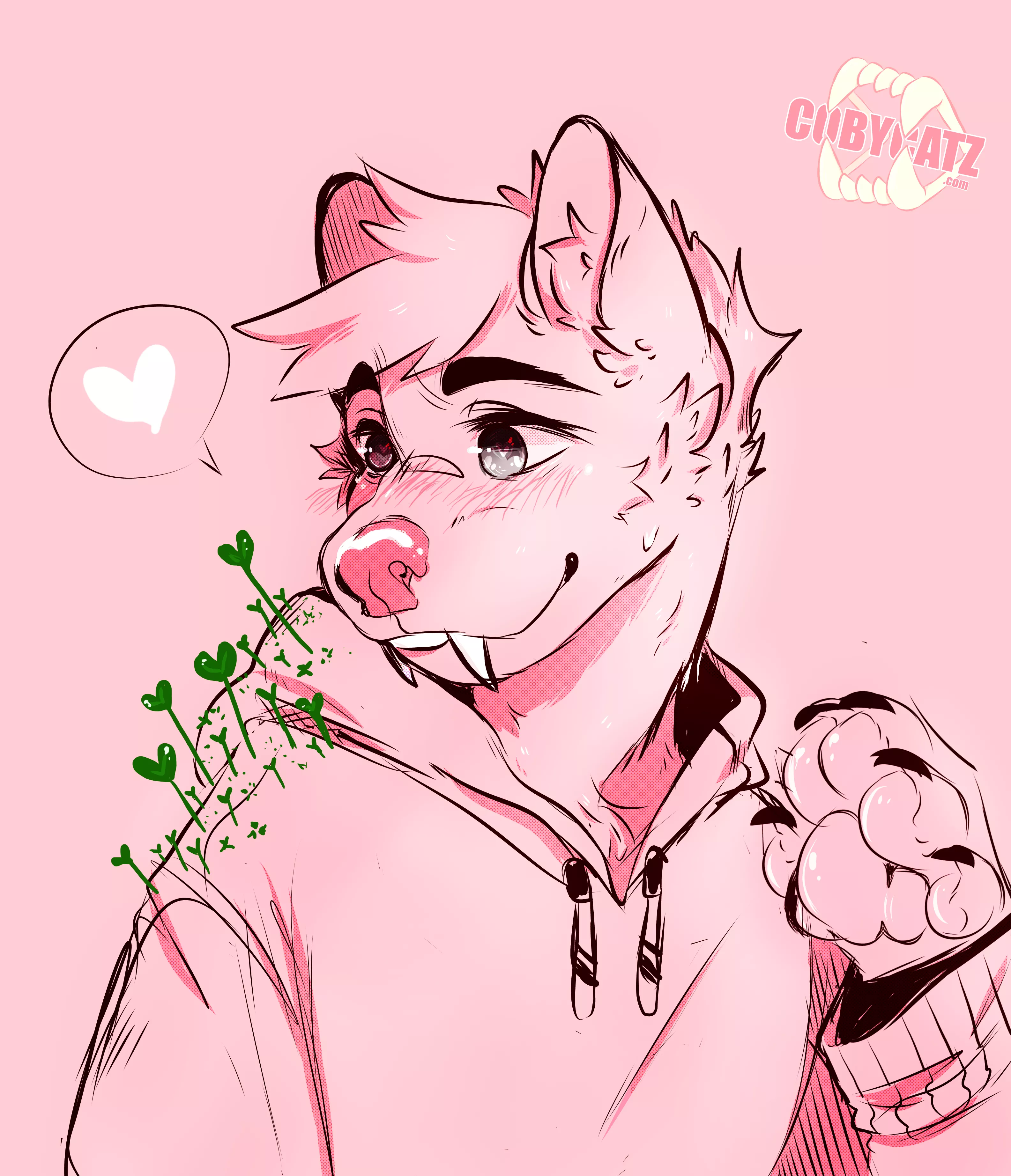 🌱Growth🌱 Sketch Commission for Neff ♡ [Artwork by CobyCatz]