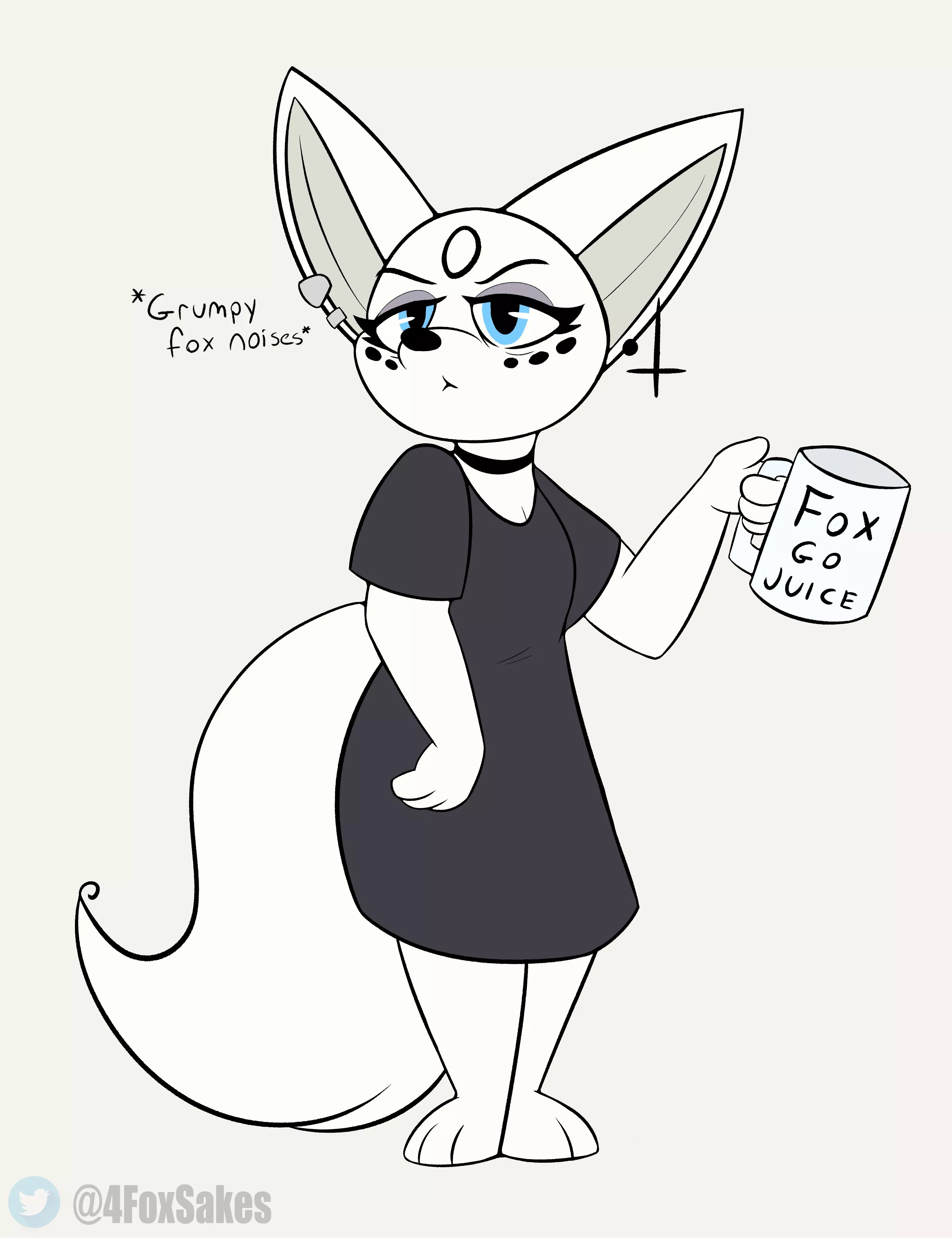Grumpy floof (4FoxSakes)