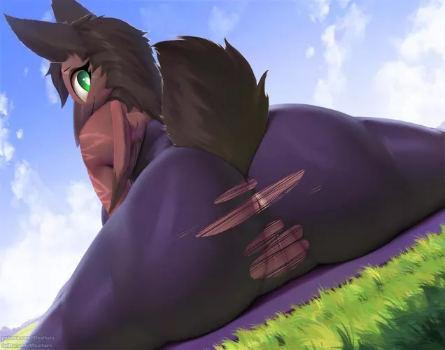 Gryphon booty [F] (thousandfoldfeathers)