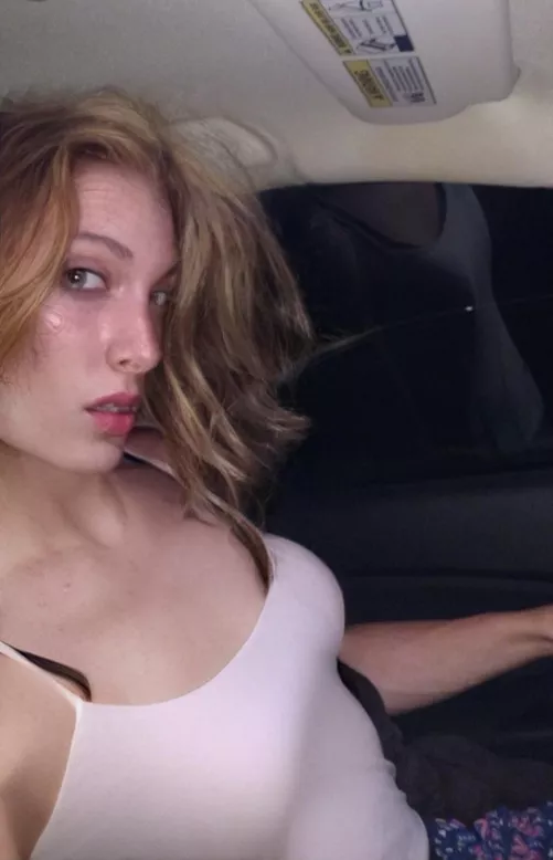 Guess what color panties I'm wearing 😌