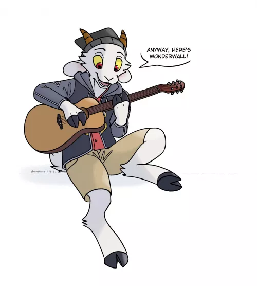 guitar goat [OC]