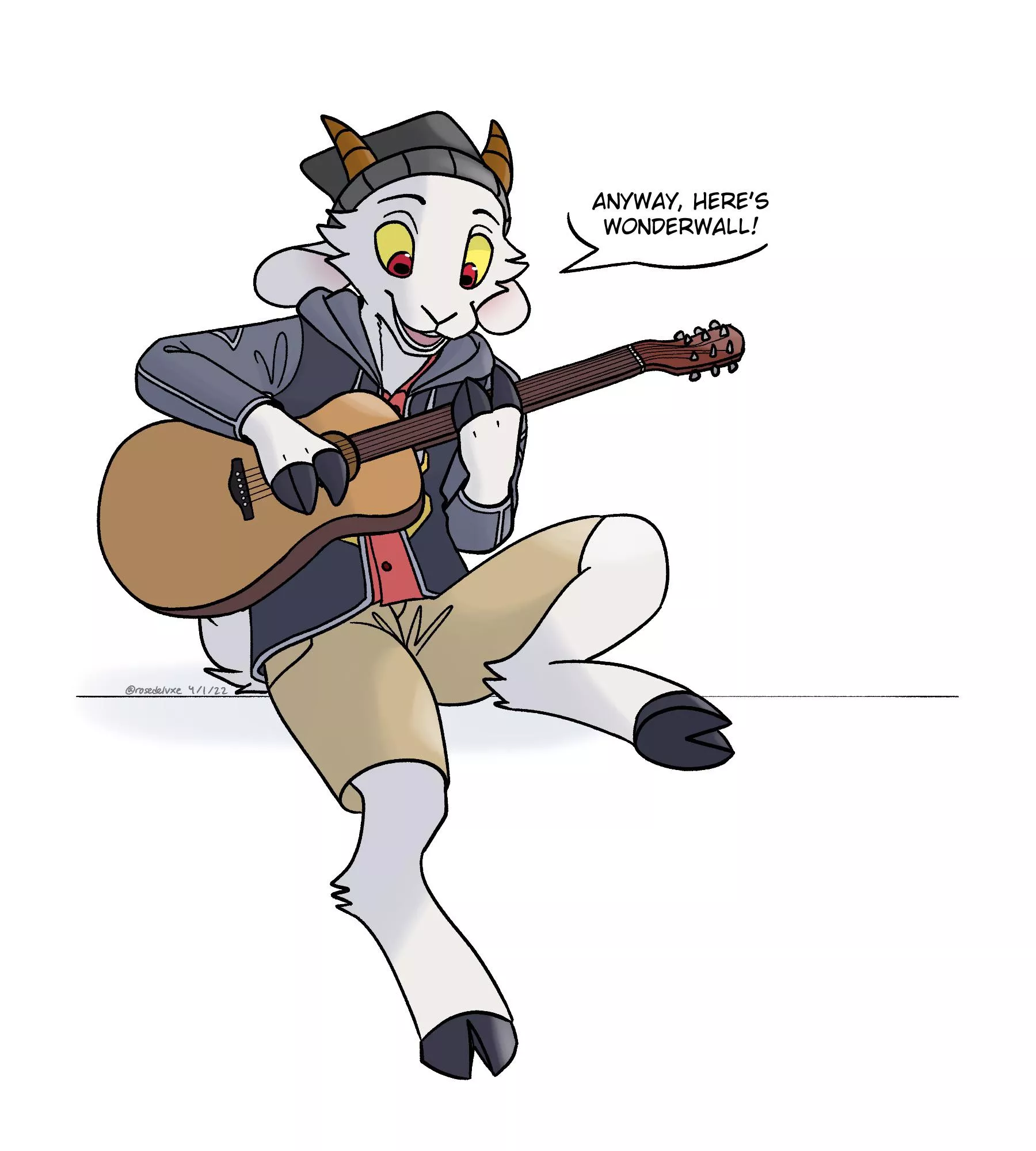 guitar goat [OC]