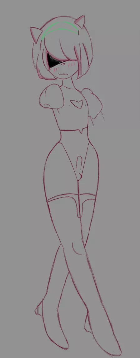 Guppy Femboy in 2B costume coming soon!!! :D