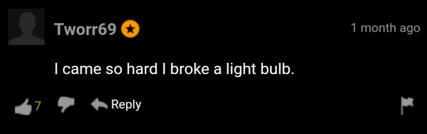 Guy broke a lightbulb