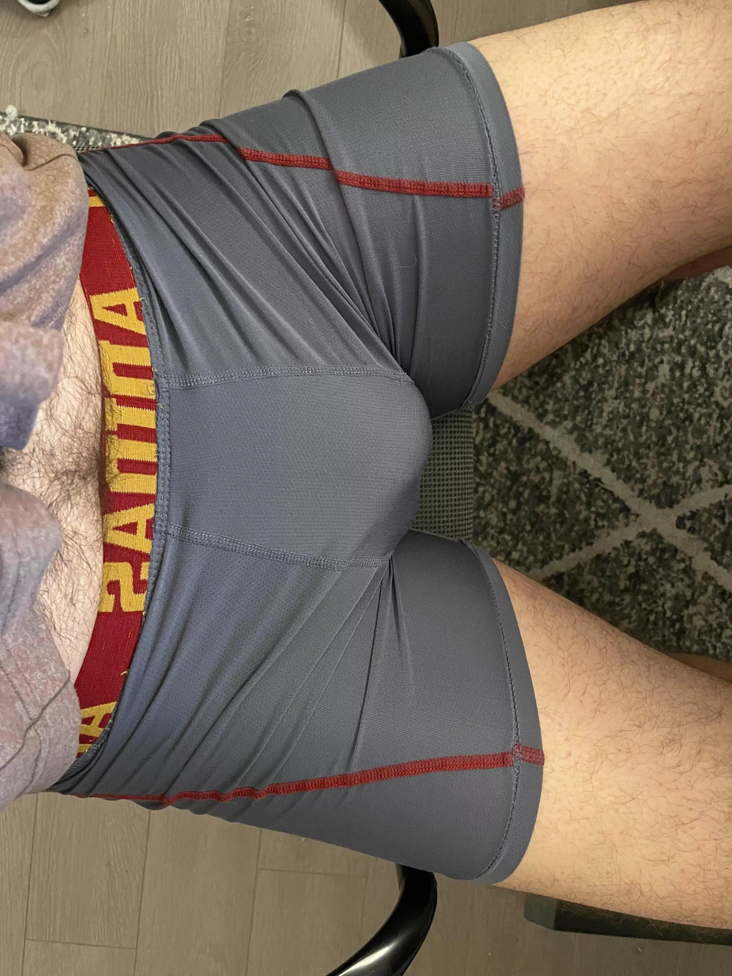 Guys are usually really friendly when I change into these in the locker room