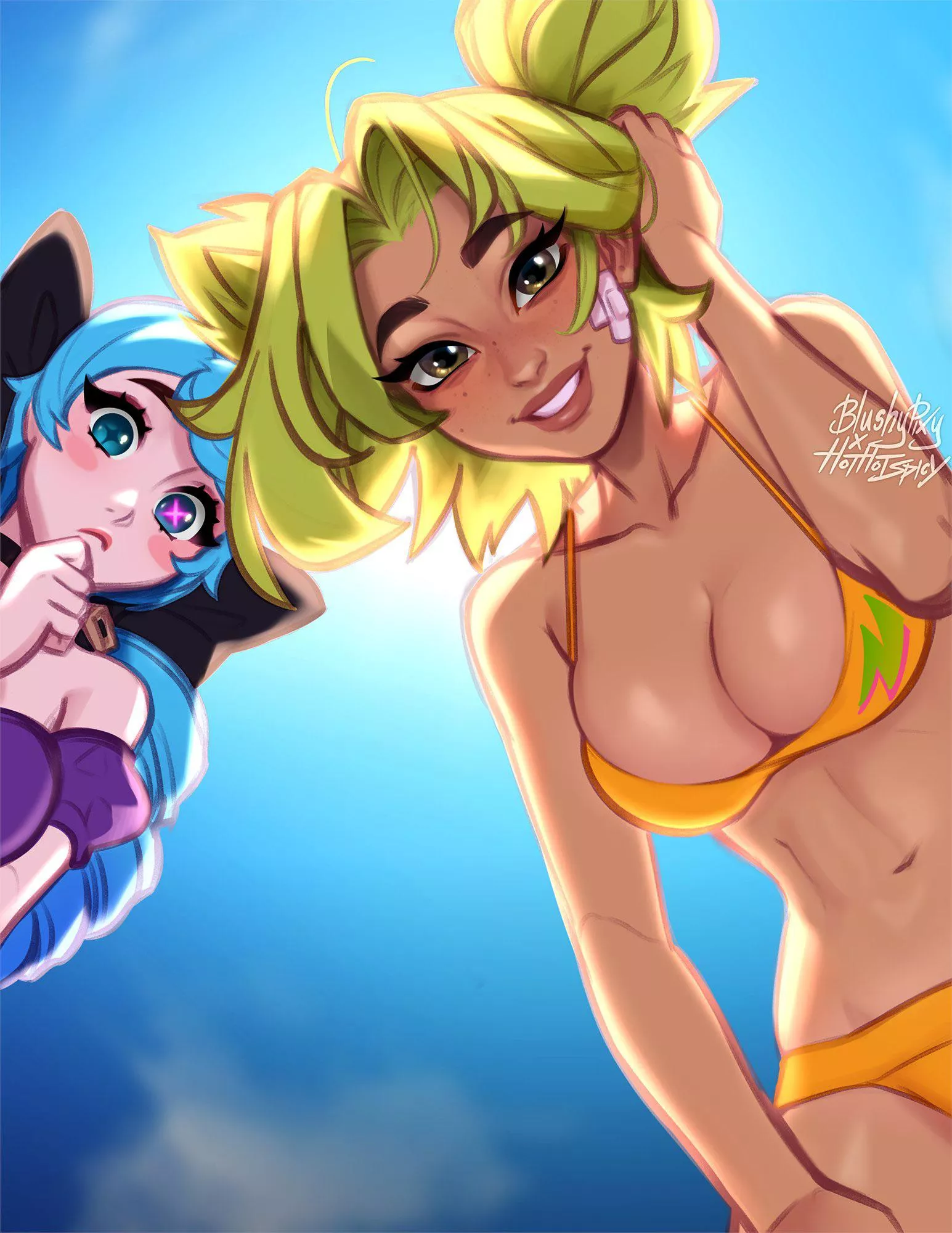 Gwen and Zeri find you (Blushypixy)(HotHotSpicy)