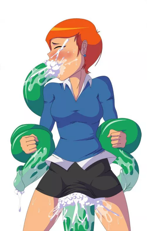 Gwen grew up to be quite kinky