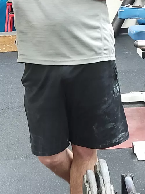 Gym cock... outline